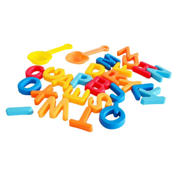 Alphabet Design Plastic Sand Mold Toys (10256916)